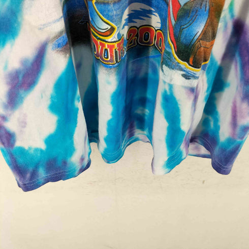 ジャージーズ JERZEES 00s タイダイ 両面プリント バンド Tシャツ メンズ L