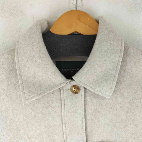 バナナリパブリック BANANA REPUBLIC SOLID 4 PKT SHACKET レディース JPN:S