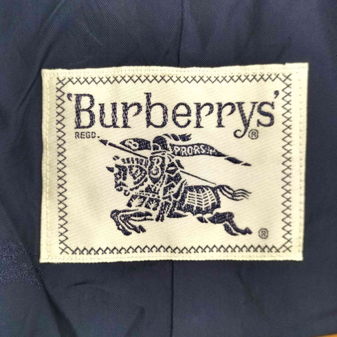 バーバリーズ BURBERRYS 90S 白タグ ダブル ウール チェスターコート レディース