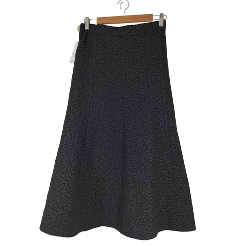 Lutique フラワーモチーフ ジャガード フレア マキシスカート レディース JPN:L