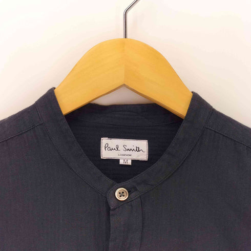 ポールスミスロンドン Paul Smith LONDON プルオーバー ストライプバンドカラーシャツ メンズ import:M