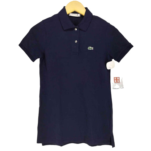 ラコステ LACOSTE ワンポイント刺繍 ポロシャツ レディース 36