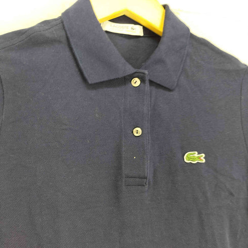 ラコステ LACOSTE ワンポイント刺繍 ポロシャツ レディース 36
