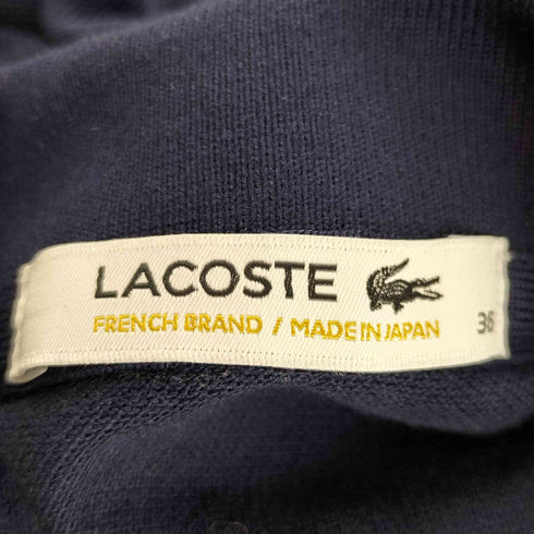 ラコステ LACOSTE ワンポイント刺繍 ポロシャツ レディース 36