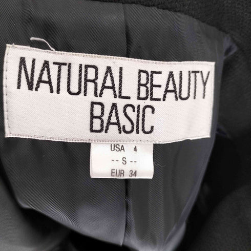 ナチュラルビューティーベーシック NATURAL BEAUTY BASIC 比翼 ショートコート レディース JPN:S