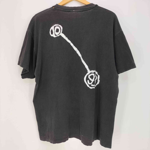 Hanesボディシングルステッチ コピーライト1993 Reject 両面プリント バンド Tシャツ メンズ import:XL