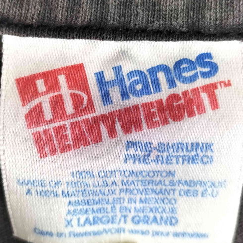 Hanesボディシングルステッチ コピーライト1993 Reject 両面プリント バンド Tシャツ メンズ import:XL