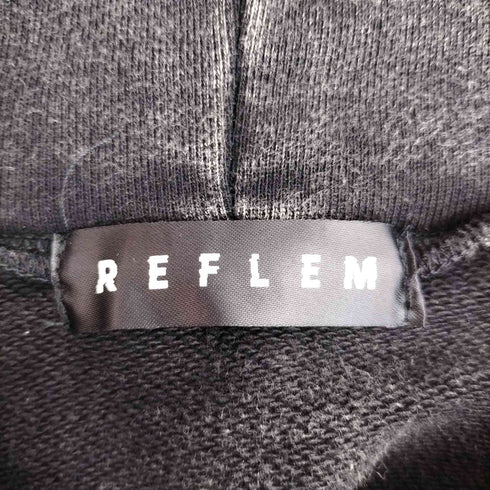REFLEM レフレム フェード加工 猫耳 フーテッド L/S ジップ パーカー メンズ FREE