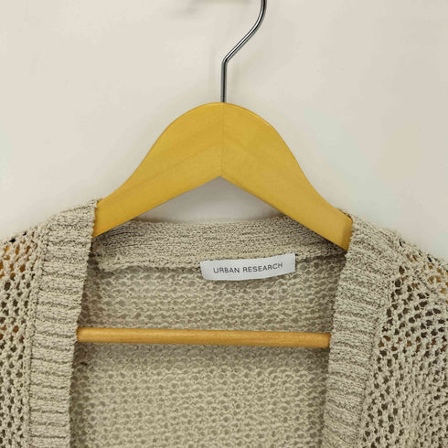 アーバンリサーチ URBAN RESEARCH 23SS 透かし柄ガウンカーディガン レディース FREE