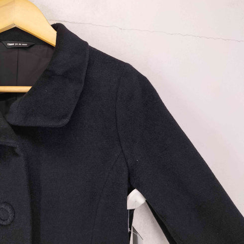 コムサデモード COMME CA DU MODE アンゴラ混 シルク混 ロング コート レディース JPN:9号