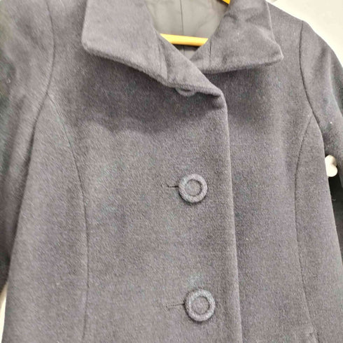コムサデモード COMME CA DU MODE アンゴラ混 シルク混 ロング コート レディース JPN:9号