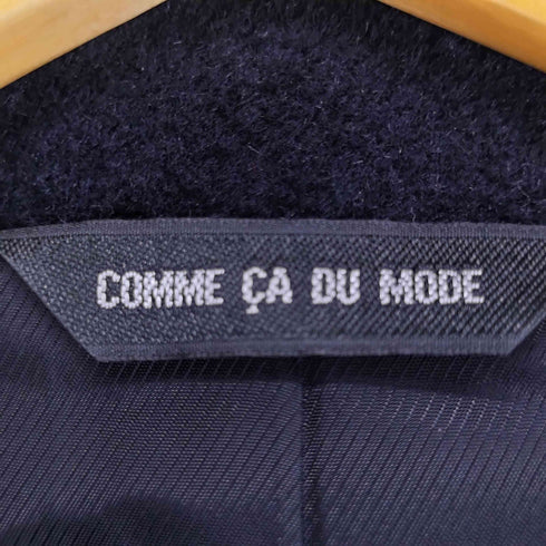 コムサデモード COMME CA DU MODE アンゴラ混 シルク混 ロング コート レディース JPN:9号