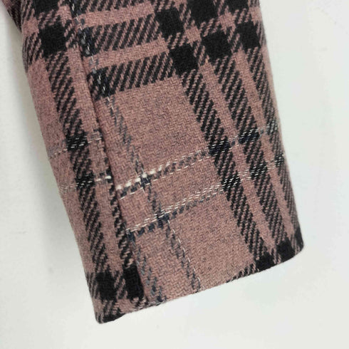 ラルディー二 LARDINI ウール チェック テーラードジャケット レディース 30