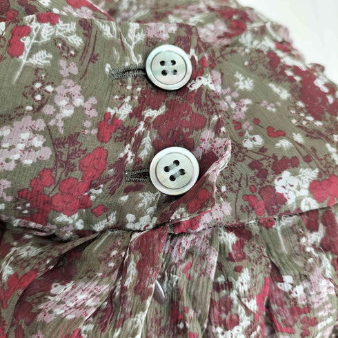 アニエスベー agnes b. PARIS サンライズ期 シルク 花柄スカート レディース JPN:36