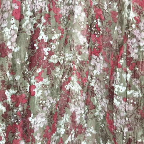 アニエスベー agnes b. PARIS サンライズ期 シルク 花柄スカート レディース JPN:36