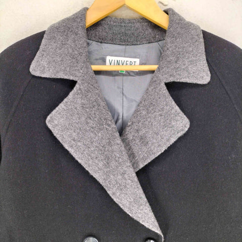 バンベール VINVERT CASHMERE&ANGOLA カシミヤ混 アンゴラ混 コート レディース 9AR
