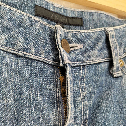 アナイ ANAYI ローライズ ストレートデニムパンツ Y2K レディース JPN:38