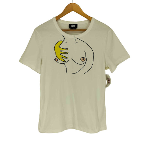 DUST アートプリント クルーネック 半袖Tシャツ street メンズ S