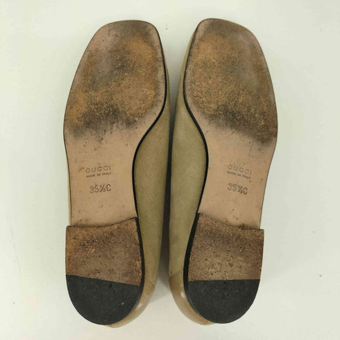 グッチ GUCCI GGロゴ スクエアトゥ ローカット パンプス レディース 35 1/2
