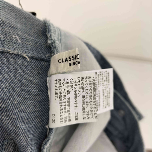 クラシカルエルフ CLASSICAL ELF AYA コラボ 2wayサスペンダー付きデワイドデニムパンツ レディース JPN:M