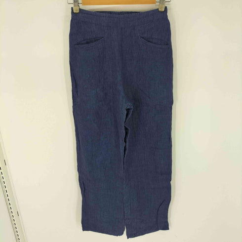 アニエスベー agnes b. サンライズ期 リネン ストレートパンツ レディース JPN:36