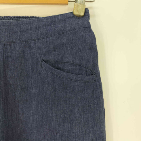 アニエスベー agnes b. サンライズ期 リネン ストレートパンツ レディース JPN:36