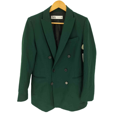 ザラ ZARA ダブルブレスト テーラードジャケット レディース import:S