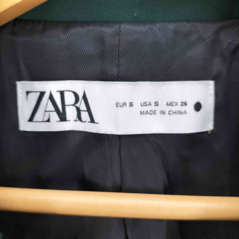 ザラ ZARA ダブルブレスト テーラードジャケット レディース import:S