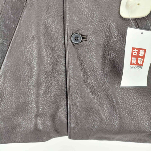 アニエスベー agnes b. SPECIAL フランス製 ディアスキン シボ カーコート レディース FR:34