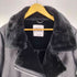 ザラ ZARA フェイクムートン ジャケット ボア ライダース ジャケット レディース import:L