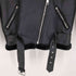 ザラ ZARA フェイクムートン ジャケット ボア ライダース ジャケット レディース import:L