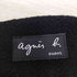 アニエスベー agnes b. フランス製 切替 フリンジ ウールスカート レディース JPN:1