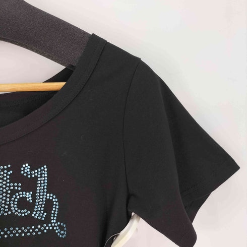 ボンダッチ Von Dutch ラインストーンデザイン S/S カットソー レディース
