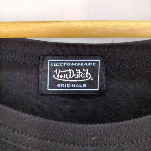 ボンダッチ Von Dutch ラインストーンデザイン S/S カットソー レディース