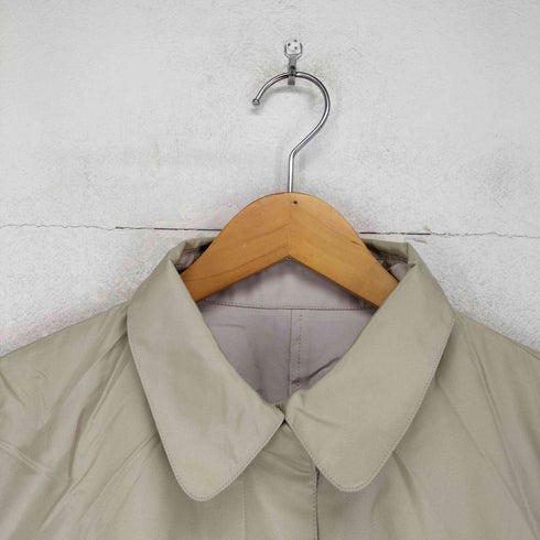 KORET silk シルク100 リバーシブル ステンカラーコート レディース