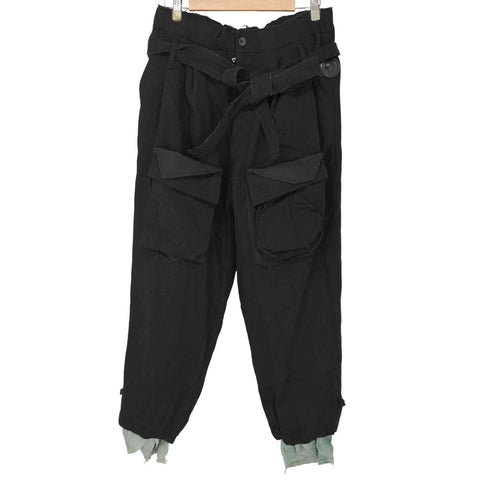 レー Leh 2tuck cargo slacks カーゴ スラックスパンツ メンズ