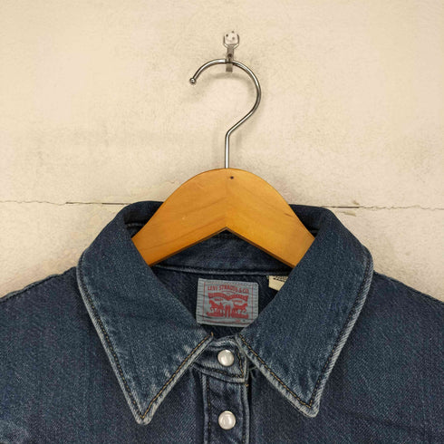 リーバイス Levis S/S デニム ブラウス 両玉縁ポケット レディース JPN:M