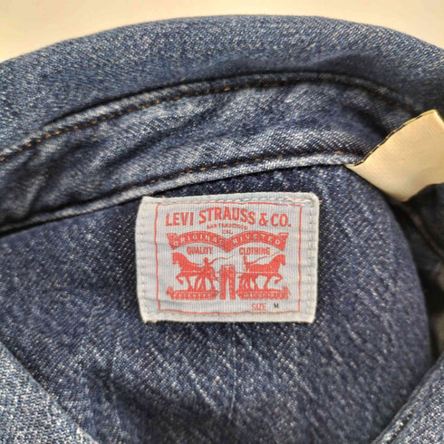 リーバイス Levis S/S デニム ブラウス 両玉縁ポケット レディース JPN:M
