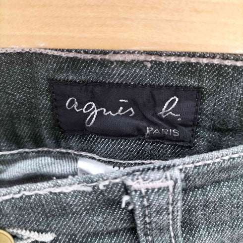 アニエスベー agnes b. PARIS サンライズ期 クロップド デニム パンツ レディース JPN:36