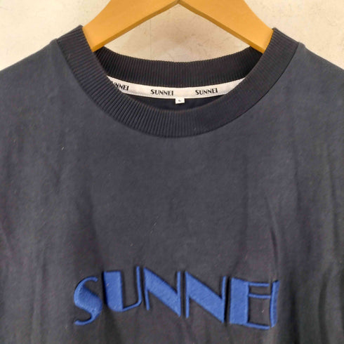 スンネイ SUNNEI CLASSIC BIG LOGO FLUFFY FLOCK PRINT T-SHIRTS メンズ JPN:L
