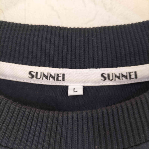 スンネイ SUNNEI CLASSIC BIG LOGO FLUFFY FLOCK PRINT T-SHIRTS メンズ JPN:L