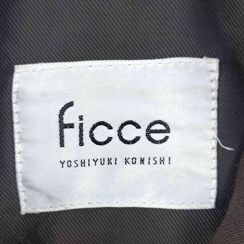 フィッチェ ficce 刺繍デザイン ウールジップアップジャケット メンズ JPN:M
