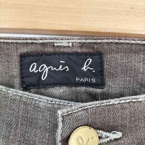 アニエスベー agnes b. PARIS サンライズ期 デニム クロップドパンツ レディース JPN:36