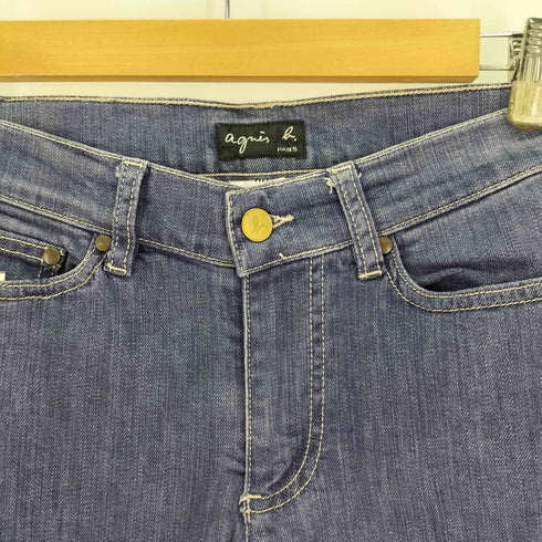 アニエスベー agnes b. PARIS サンライズ期 クロップド デニムパンツ レディース JPN:36
