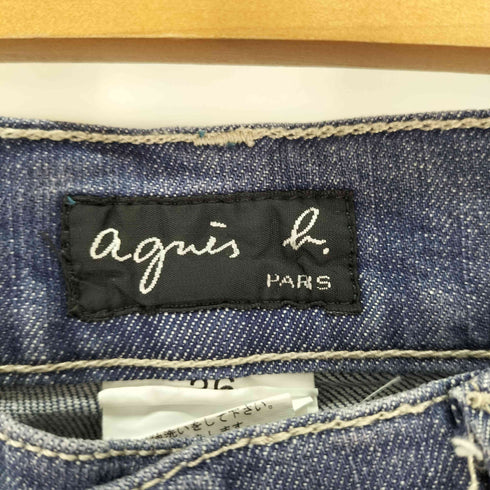 アニエスベー agnes b. PARIS サンライズ期 クロップド デニムパンツ レディース JPN:36