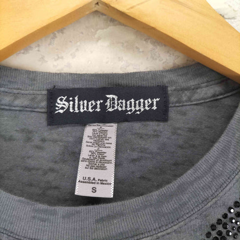 Silver Dagger スカル ラインストーン クルーネックTシャツ Y2K レディース JPN:S
