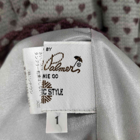 アーノルドパーマー Arnold Palmer ハートデザイン ウエストギャザーノースリーブワンピース レディース 1