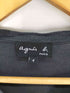 アニエスベー agnes b. PARIS サンライズ期 リネン VネックTシャツ レディース JPN:1