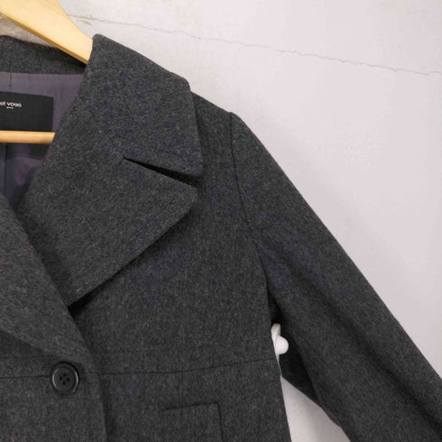 et vous ウール ピーコート レディース JPN:36