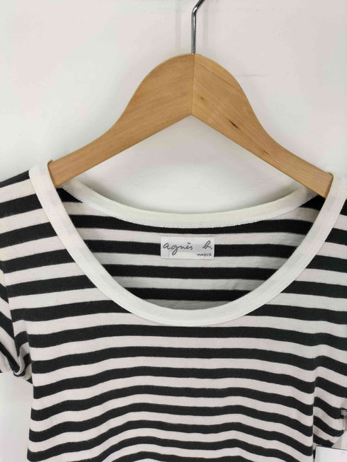アニエスベー agnes b. PARIS サンライズ期 ボーダー S/S Tシャツ レディース